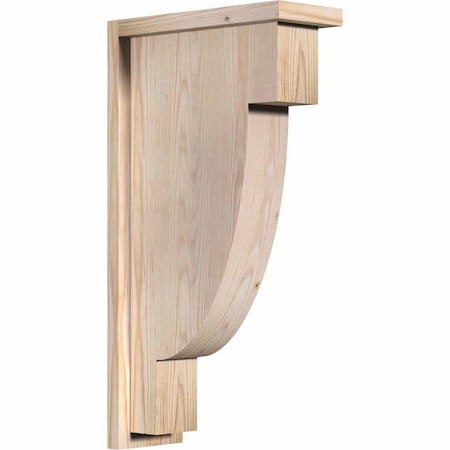 Ekena Millwork Alpine Smooth Corbel w/Backplate, Douglas Fir, 5 1/2"W x 14"D x 26"H COR06X14X26ALP01SDF